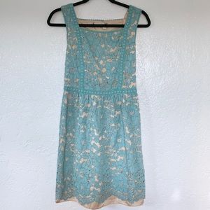 Chelsea & Violet Lace Dress with Sheer Slip